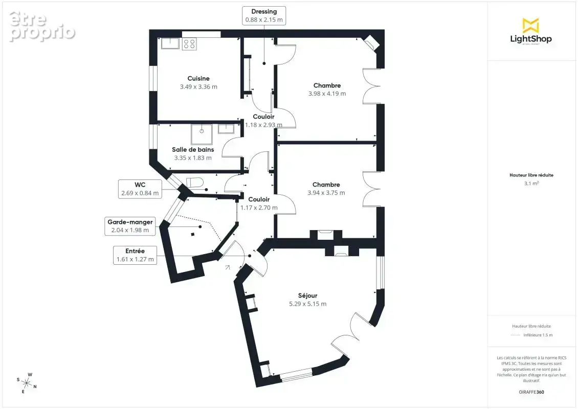 Appartement lumineux de 84,21 m² au charme de l'ancien - Secteur Champ de Mars à Nantes - photo 16