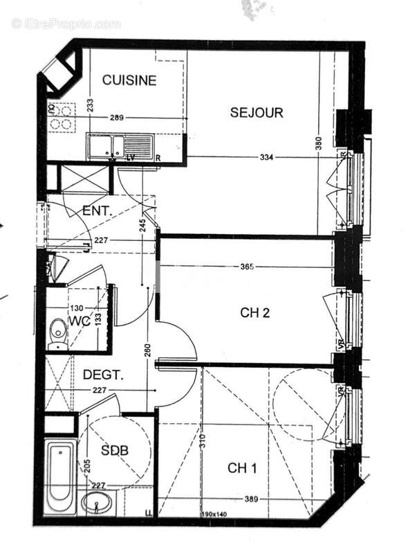 Appartement à FONTAINEBLEAU