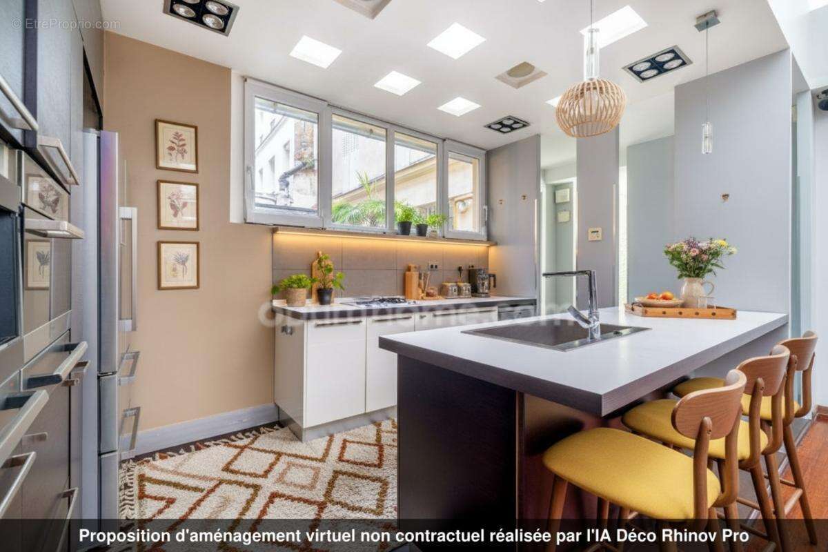 loft avec verrière et patio interieur à vendre 8 pièces 3 chambres - photo 5