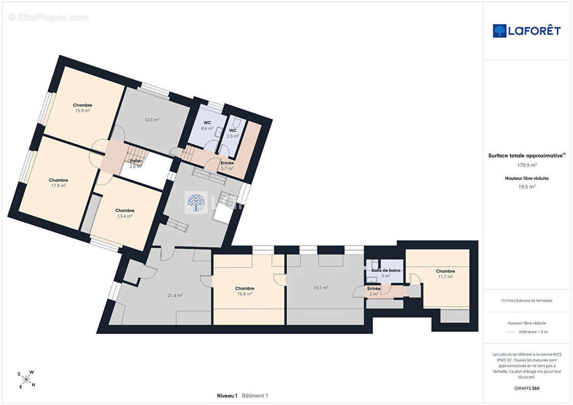 Maison LOCTUDY 14 Pièces 262 m² - photo 19