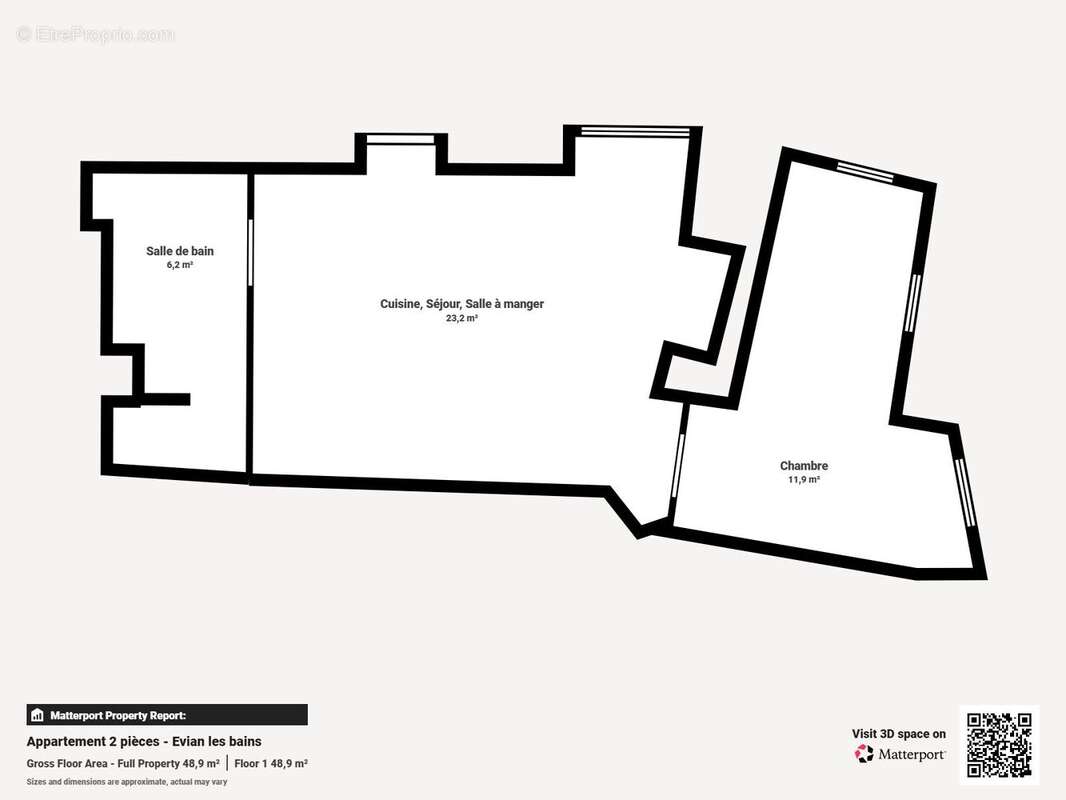 Plan - Appartement à EVIAN-LES-BAINS