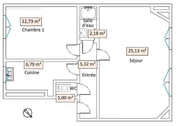 Vente Appartement Asnieres-sur-seine(92600) 317 200ï¿œ - photo 2