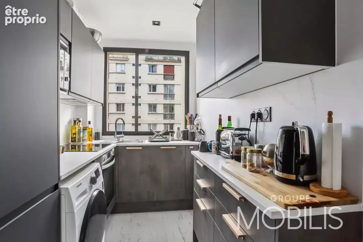 75016 - faisanderie/longchamp - appartement rénové de 60,84 m2 en étage élevé, avec balcon et vues dégagées - 1 chambre - traver - photo 3