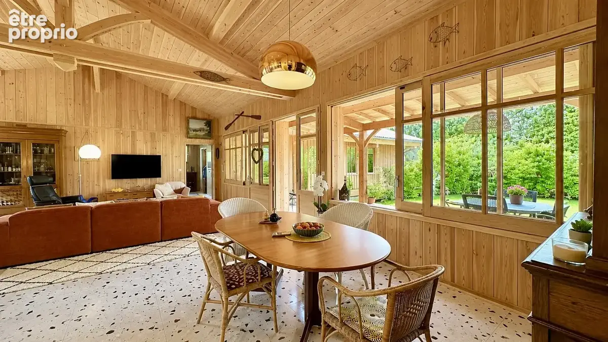 Ensemble immobilier dont villa ossature bois de type t4 de 165  +  dependance de 120 m2 - photo 5