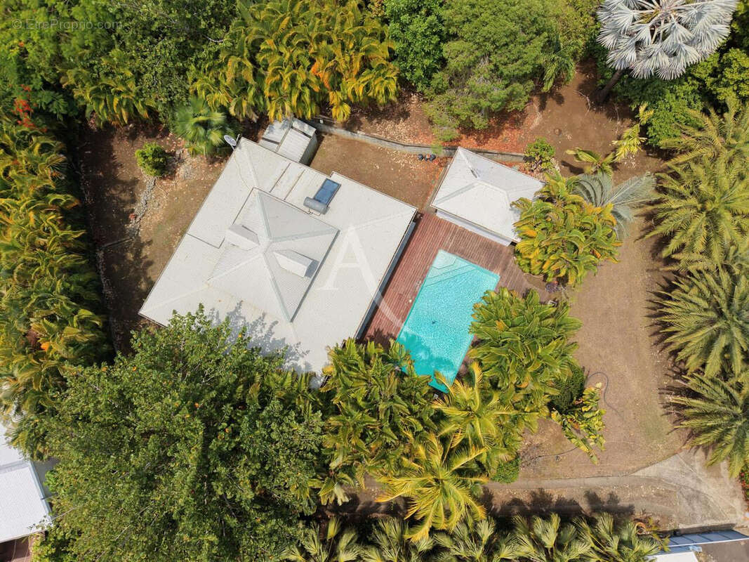 Maison 2 chambres + bungalow sur grand terrain arboré avec piscine - photo 6
