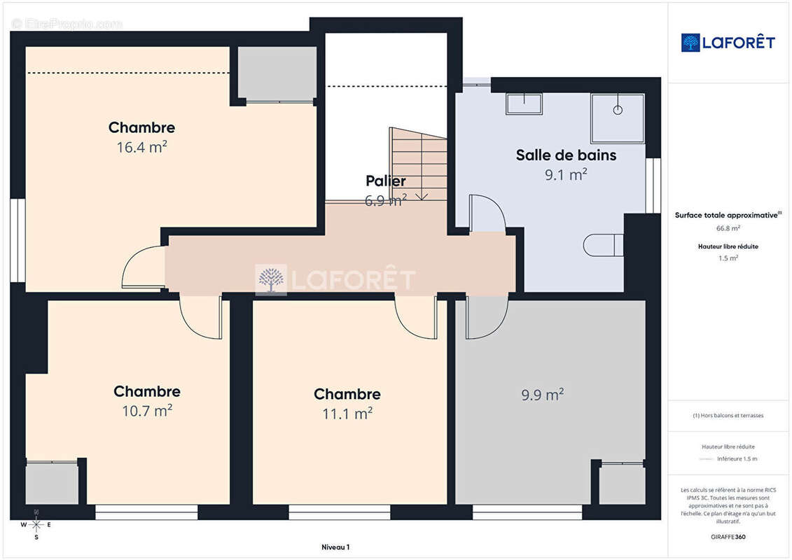 Maison Saint Evarzec 7 pièce(s) 171,55 m2+87m2 de sous-sol complet - photo 22
