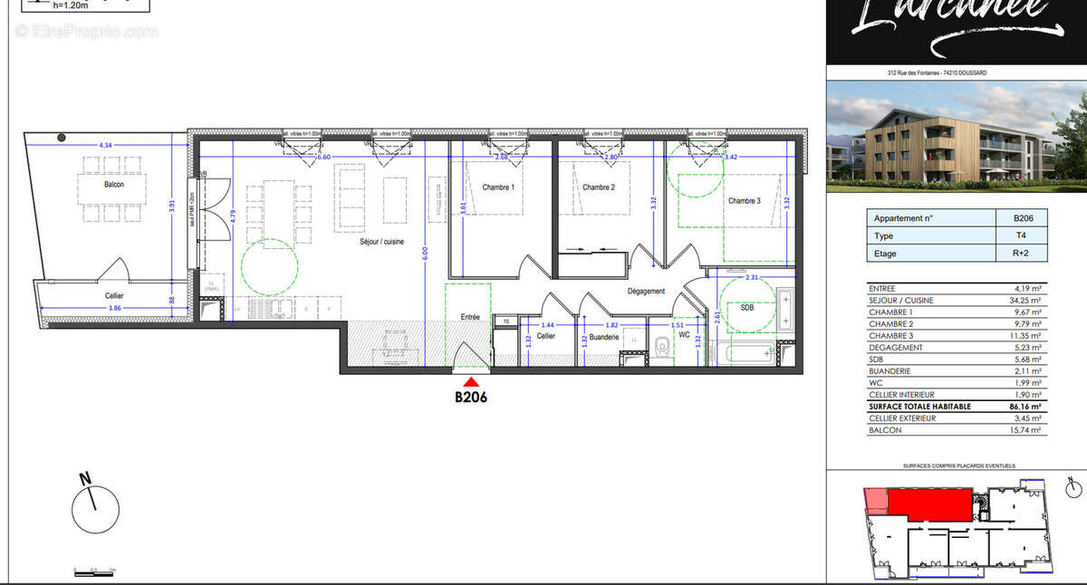 Appartement à DOUSSARD