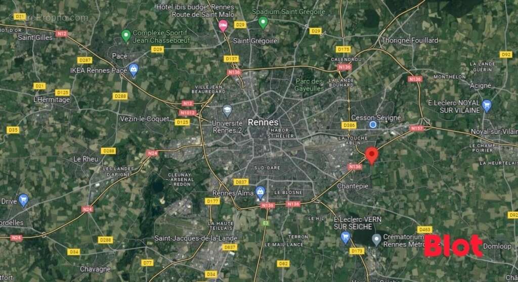 Terrain à CESSON-SEVIGNE