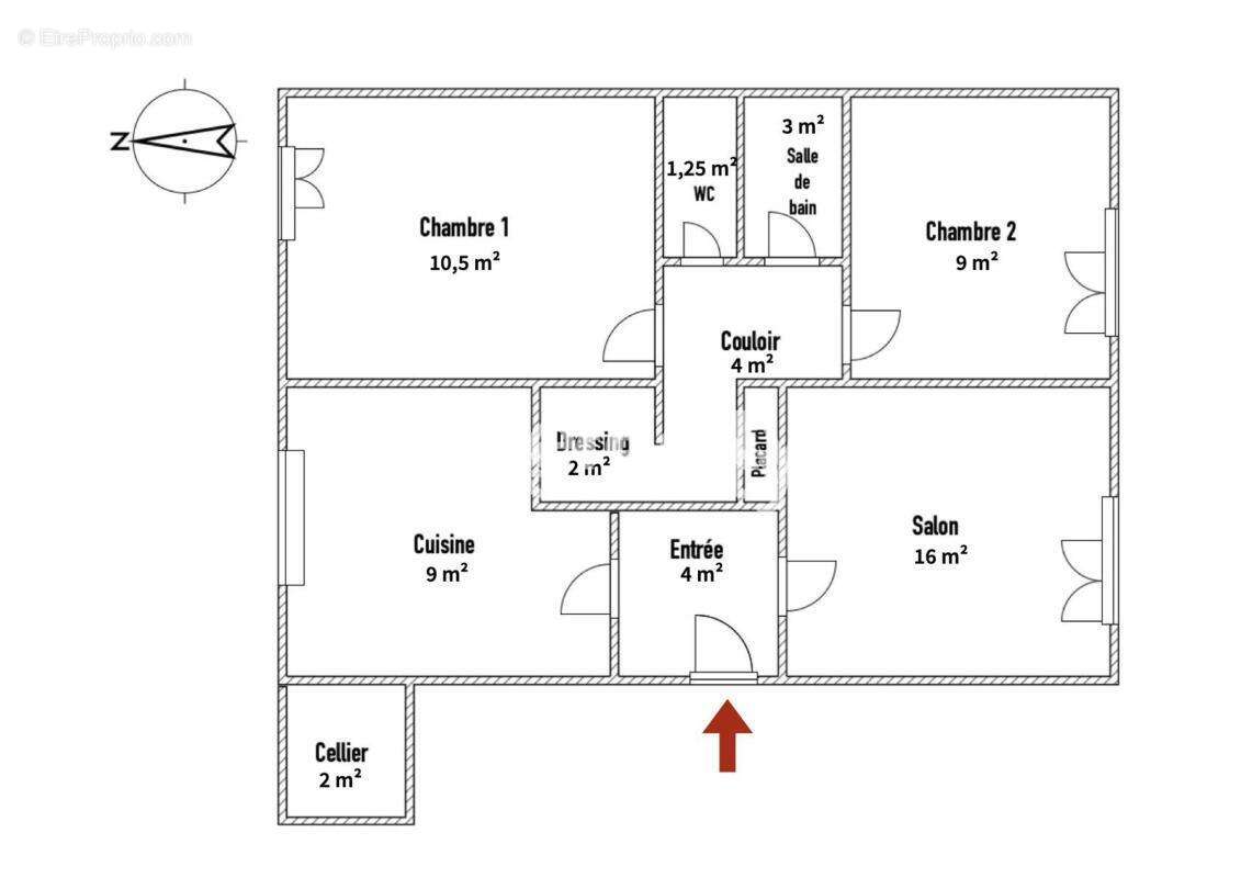 Appartement à CHILLY-MAZARIN