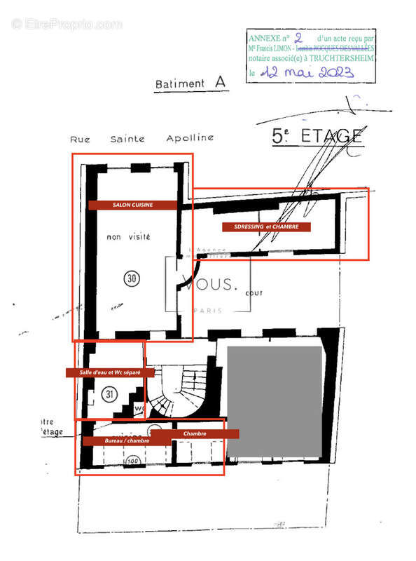 Appartement à PARIS-3E