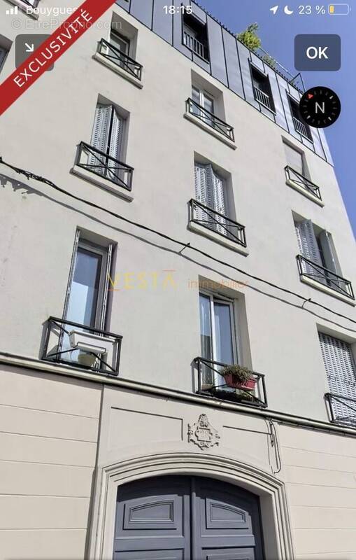 facade bel immeuble - Commerce à MONTREUIL