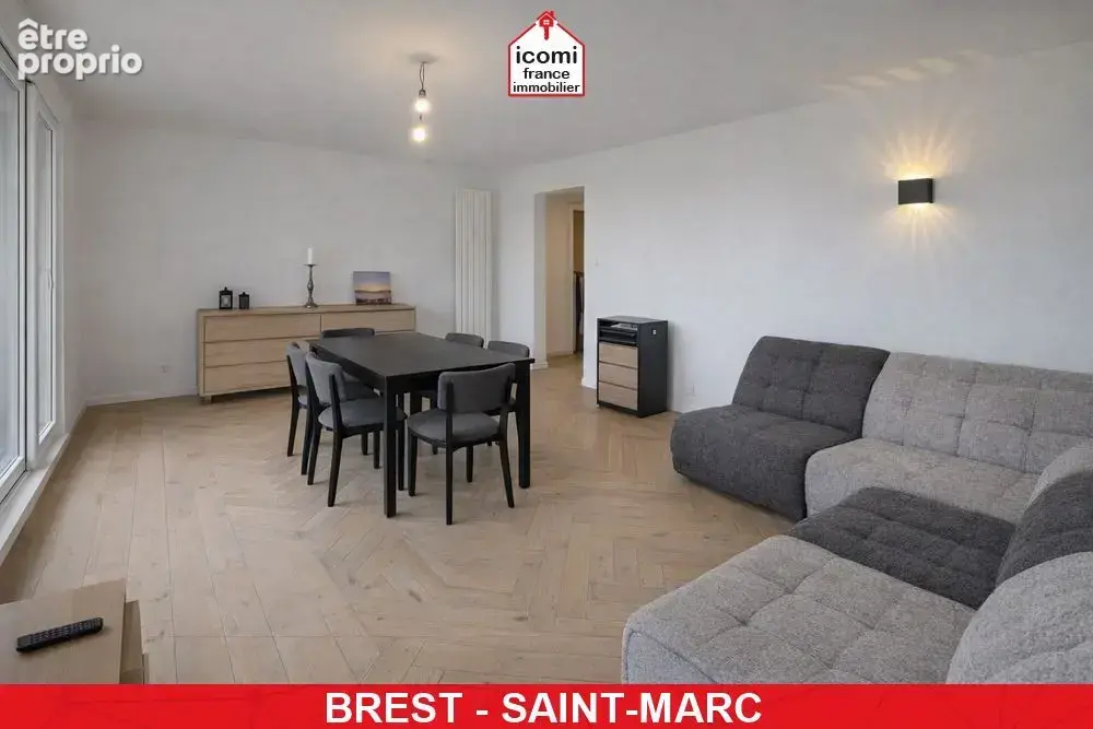 Finistere - brest (29200) - a vendre - appartement 103m² - 4 chambres - dalle beton - ascenseur - proximite commerces - secteur  - photo 5