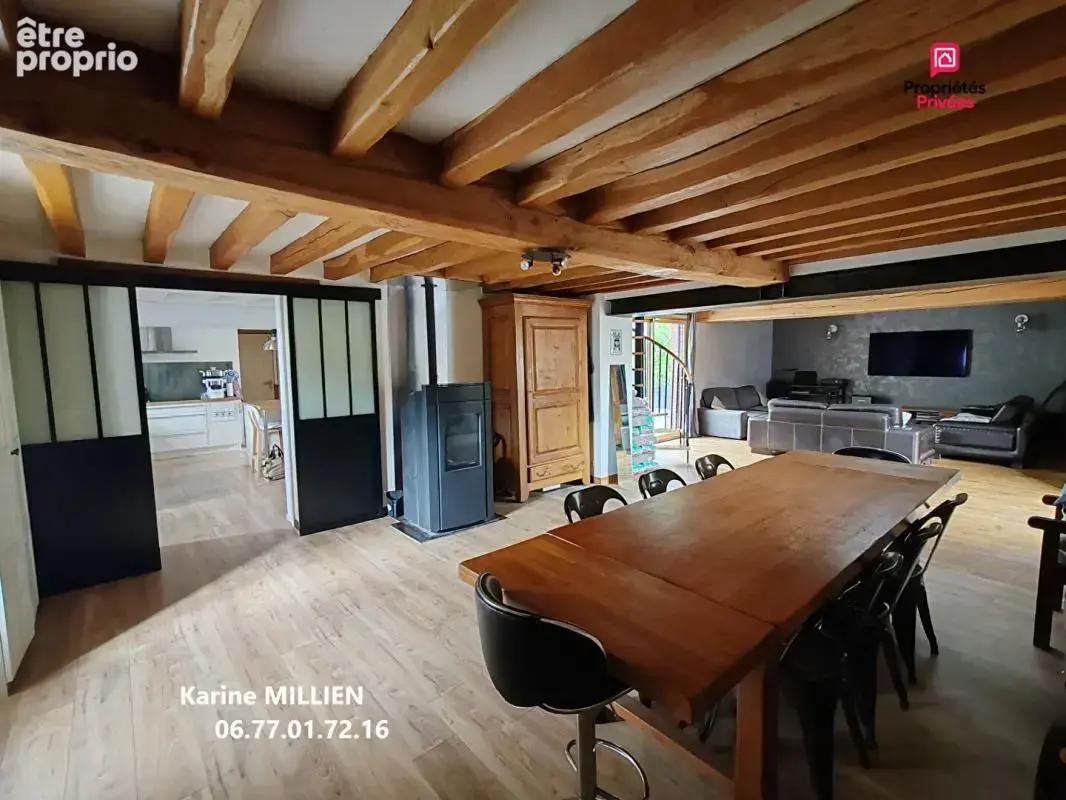 SAINT GERMAIN SUR AVRE Maison individuelle avec studio aménagé - 1 étage - 4 chambres - Petites dépendances pour stockage - Terr - photo 3