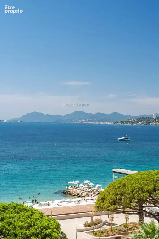 Juan les pins - studio avec terrasse - vue mer panoramique - photo 9