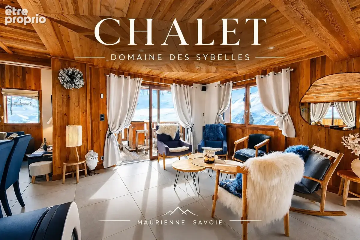 Chalet d'exception skis aux pieds dans les Sybelles - Investissement locatif établi et performant - photo 1