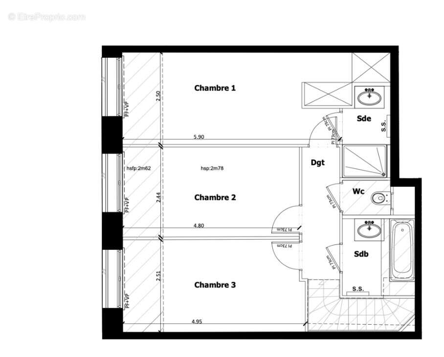 Appartement 108 m² à Fontenay-Sous-Bois  - photo 4
