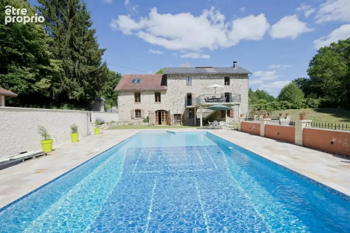 Moulin magnifiquement restauré offrant cinq chambres, 2.7 ha de terrain avec piscine et grange - photo 6