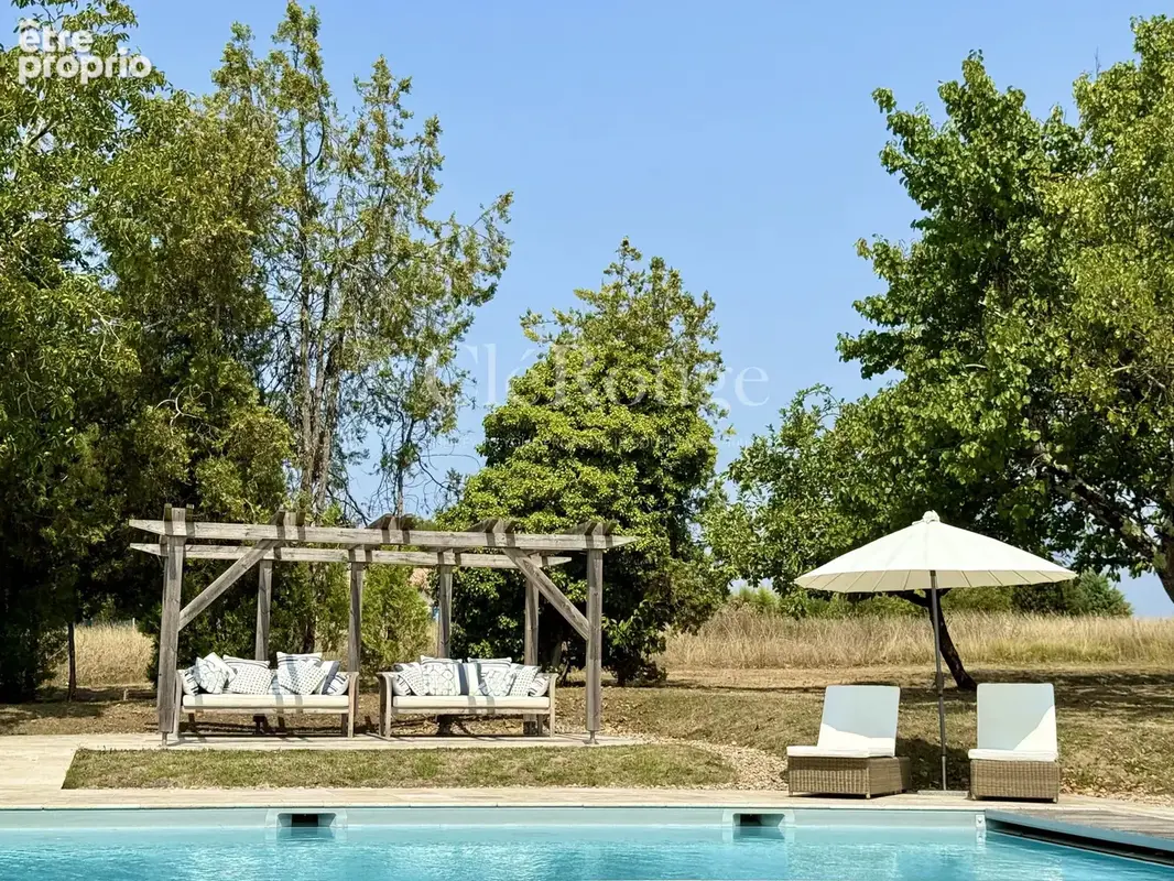 Proche de Monségur - Magnifique propriété de campagne de 6 chambres avec de magnifiques vues - photo 7