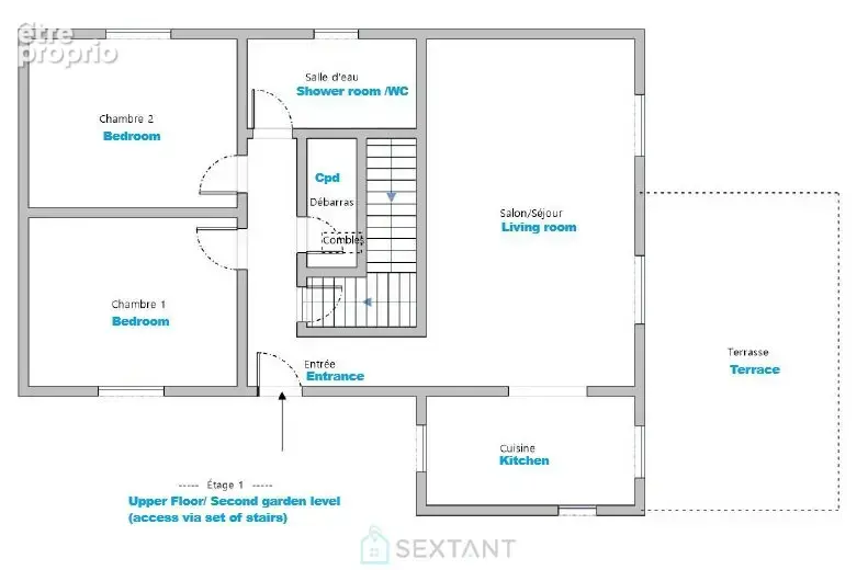 Villa 4f, 93m² hab, 3 ch, gite en rdc, garage, jardin, terrasses, belle vue imprenable - photo 16