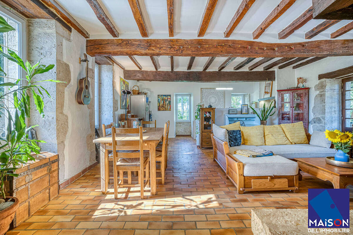 Entre Villeneuve-sur-Lot et Agen, Propriété en pierre avec gîte, piscine et pigeonnier  Dans la campagne venez découvrir cette b - photo 5