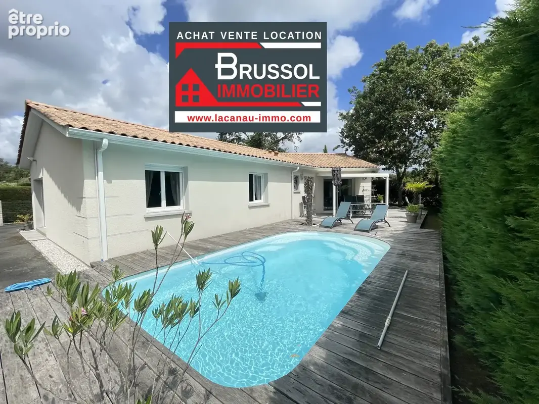 Lacanau au calme proche du centre bourg Agence Brussol  3 chambres avec piscine - photo 3