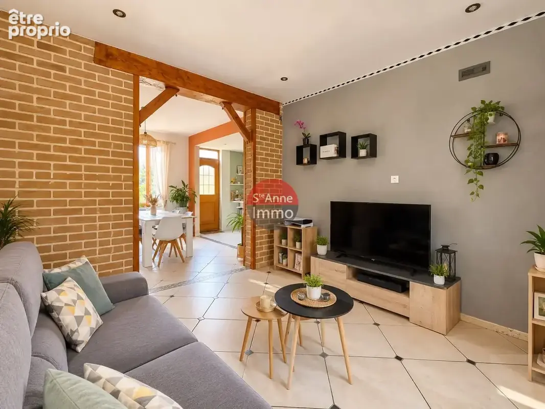 Champien - 96m2 - 3 chambres - 1 bureau - garages - jardin - terrasse - cave - photo 8