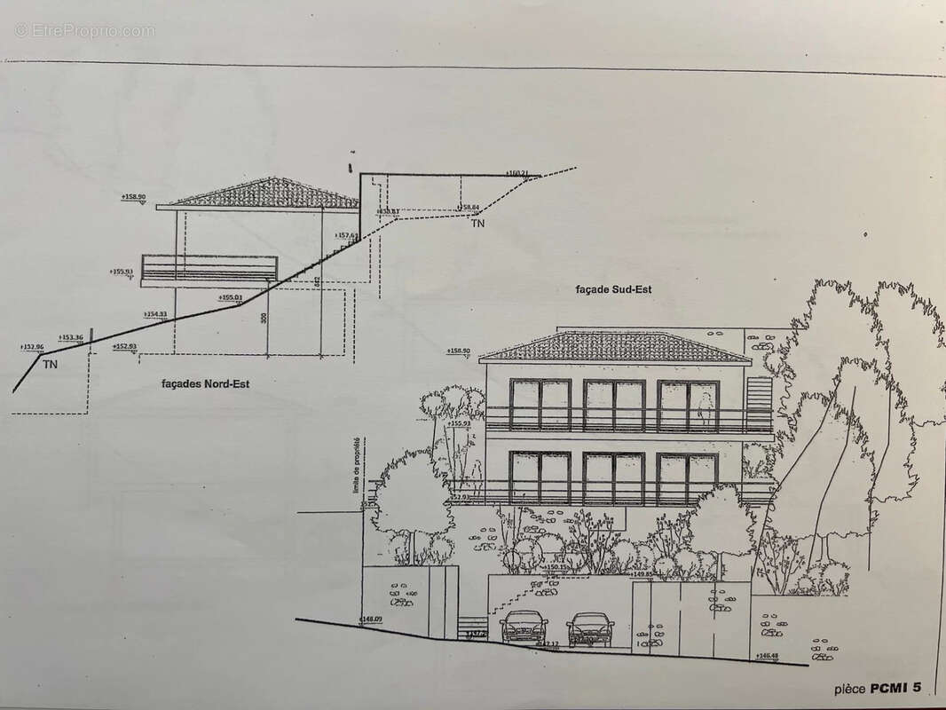 Rare- terrain constructible menton garavan-vue panoramique mer- permis construire accordé maison- - photo 6