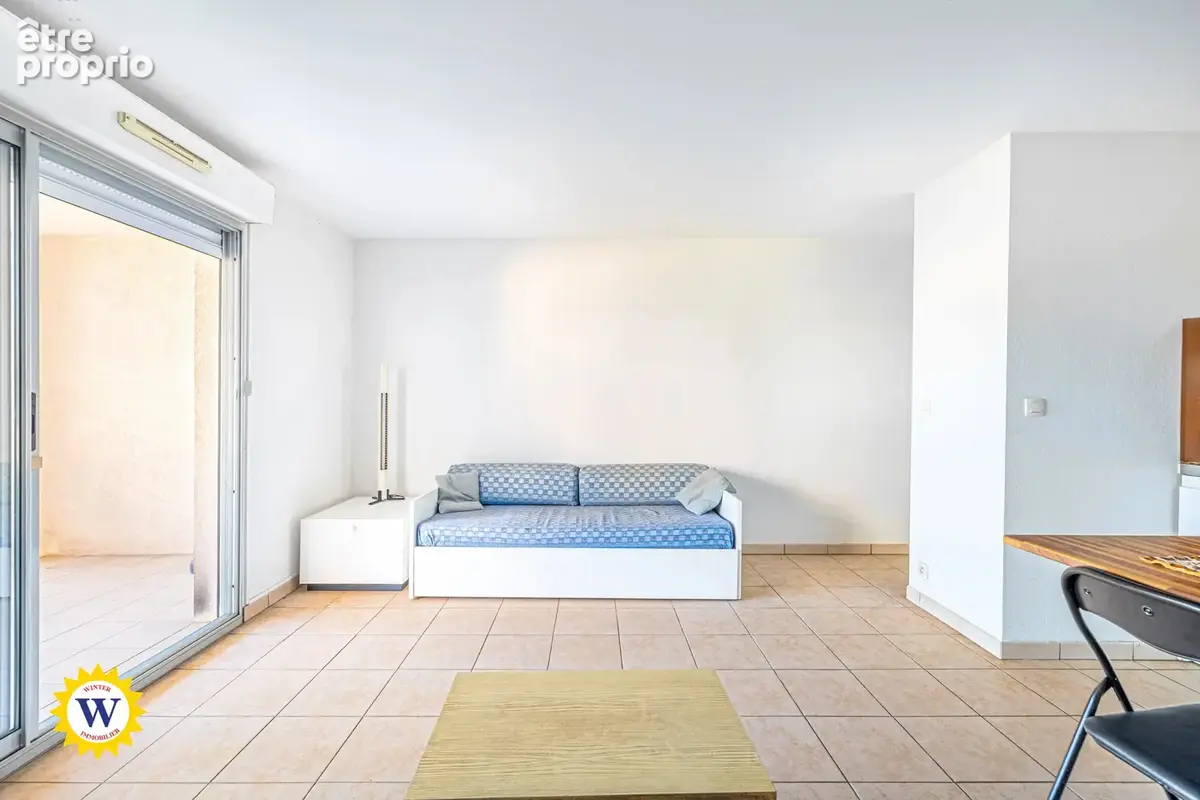Cannes la bocca – grand studio avec terrasse sans vis-à-vis - garage en sus - photo 4