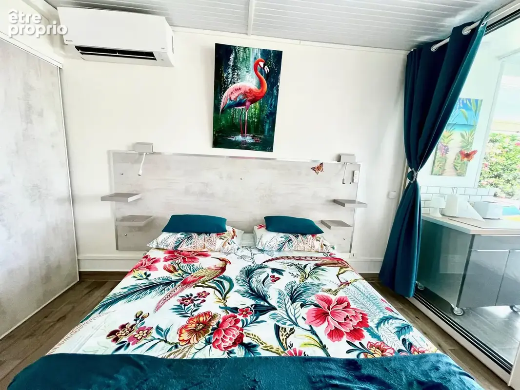 Anse des rochers : 1/4 villa t2 rdc de 35,37 m2 meuble citerne acces plage et piscine - photo 7