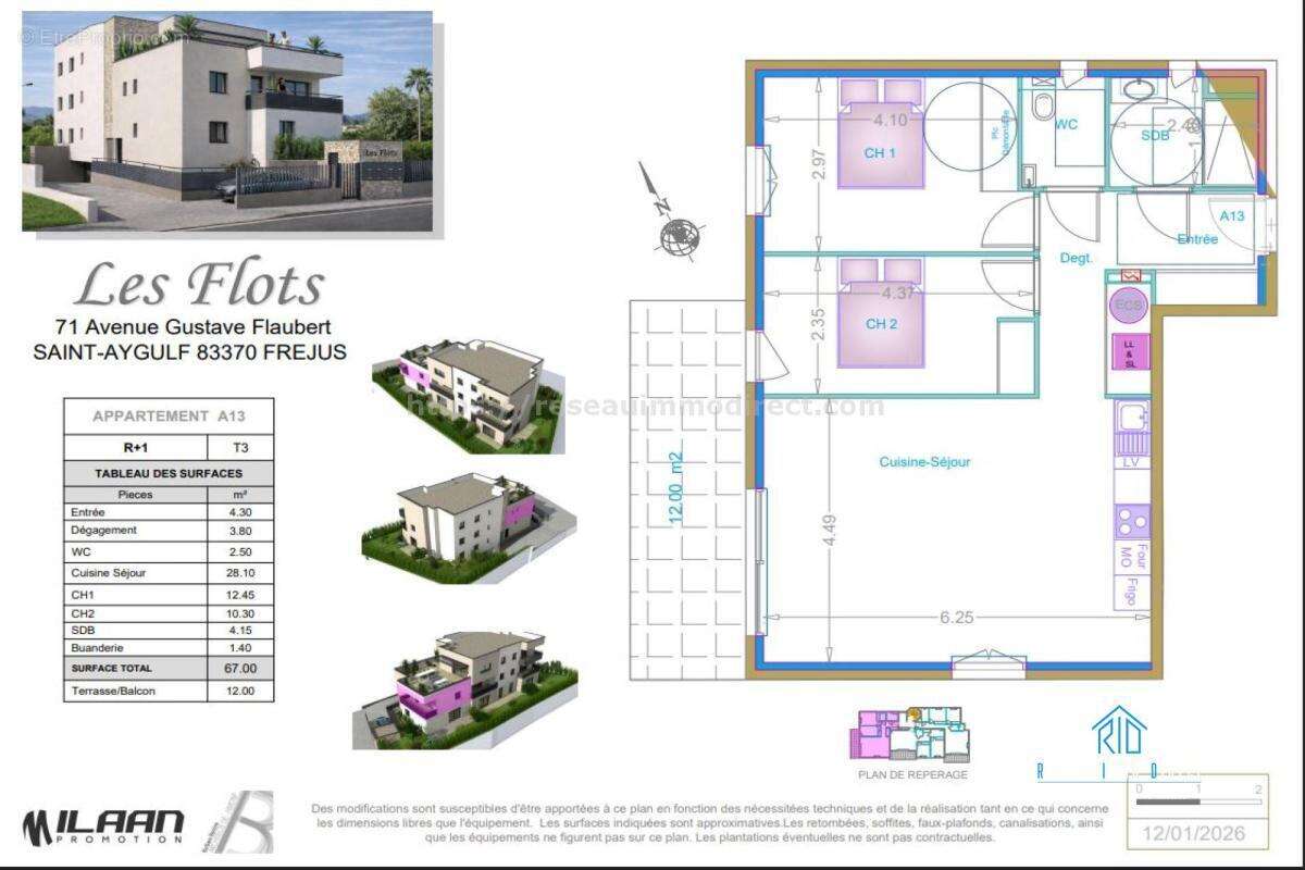 Appartement à FREJUS