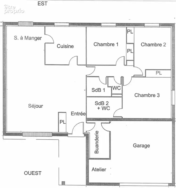 Le Plessis-Trévise-Maison 240 m2 au sol-Parcelle720m2-7 pièces-6 chambres-Luminosité-jardin-terrasse-garage-buanderie - photo 17