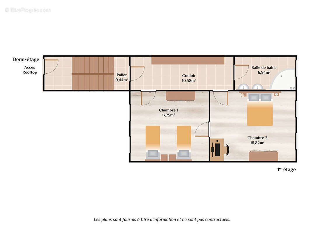 A Vendre, Maison 4 chambres et un bureau. - photo 5