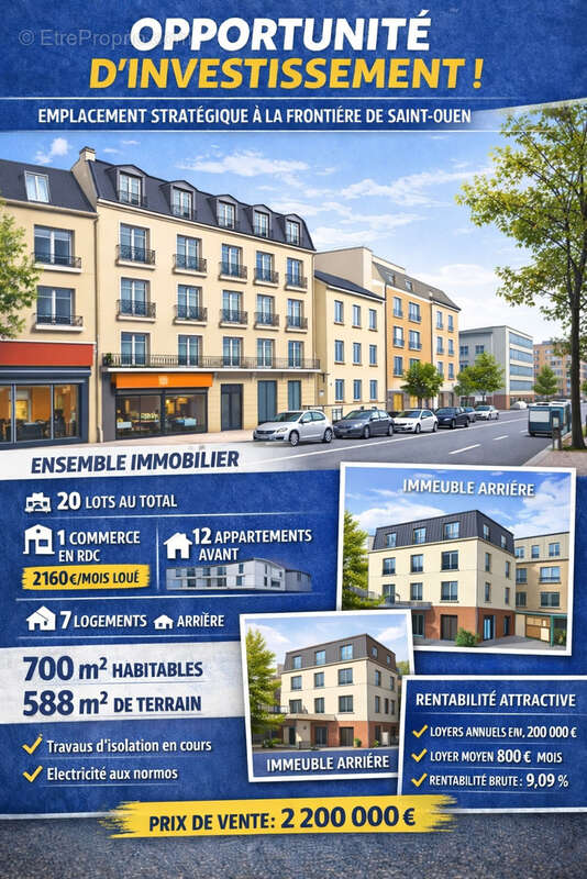 Appartement à SAINT-OUEN