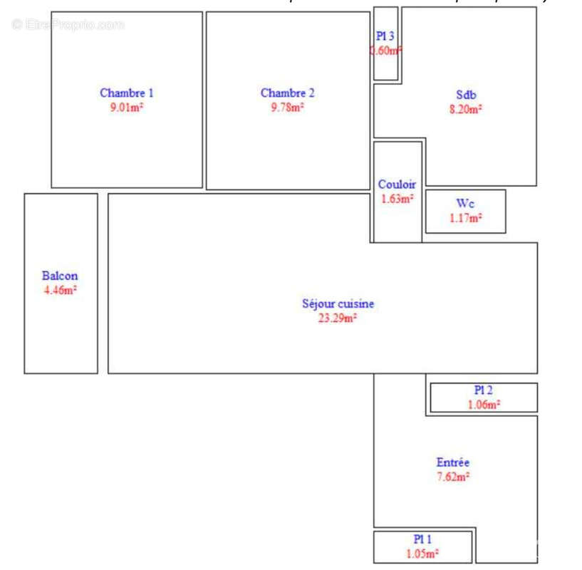 Bel appartement t3 63,41 m2 - secteur proche alma - rennes - photo 8