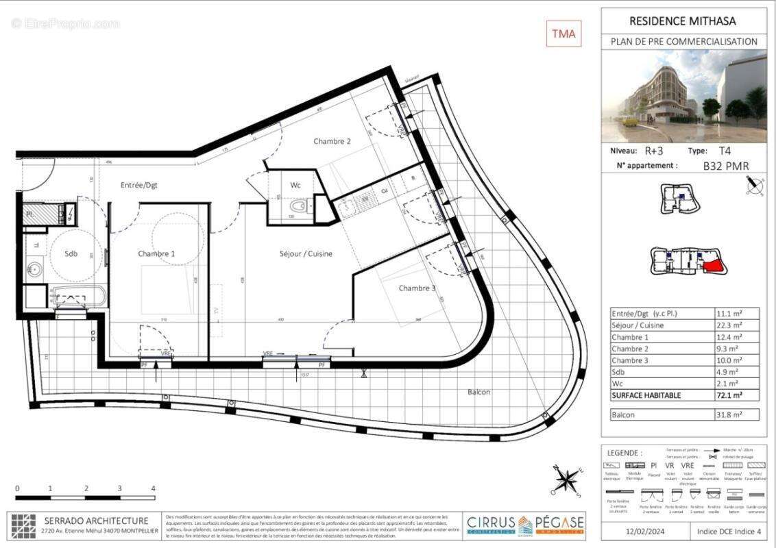 Appartement à CASTELNAU-LE-LEZ