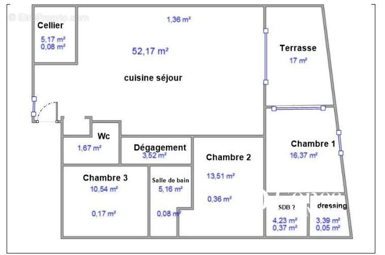 Appartement à CRAPONNE