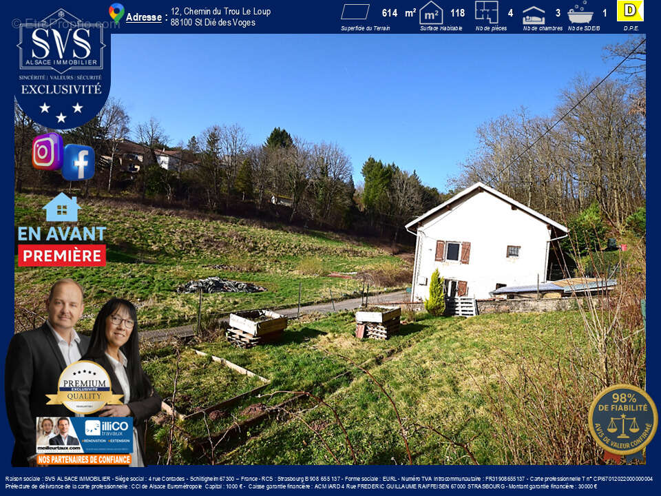 Maison à SAINT-DIE-DES-VOSGES