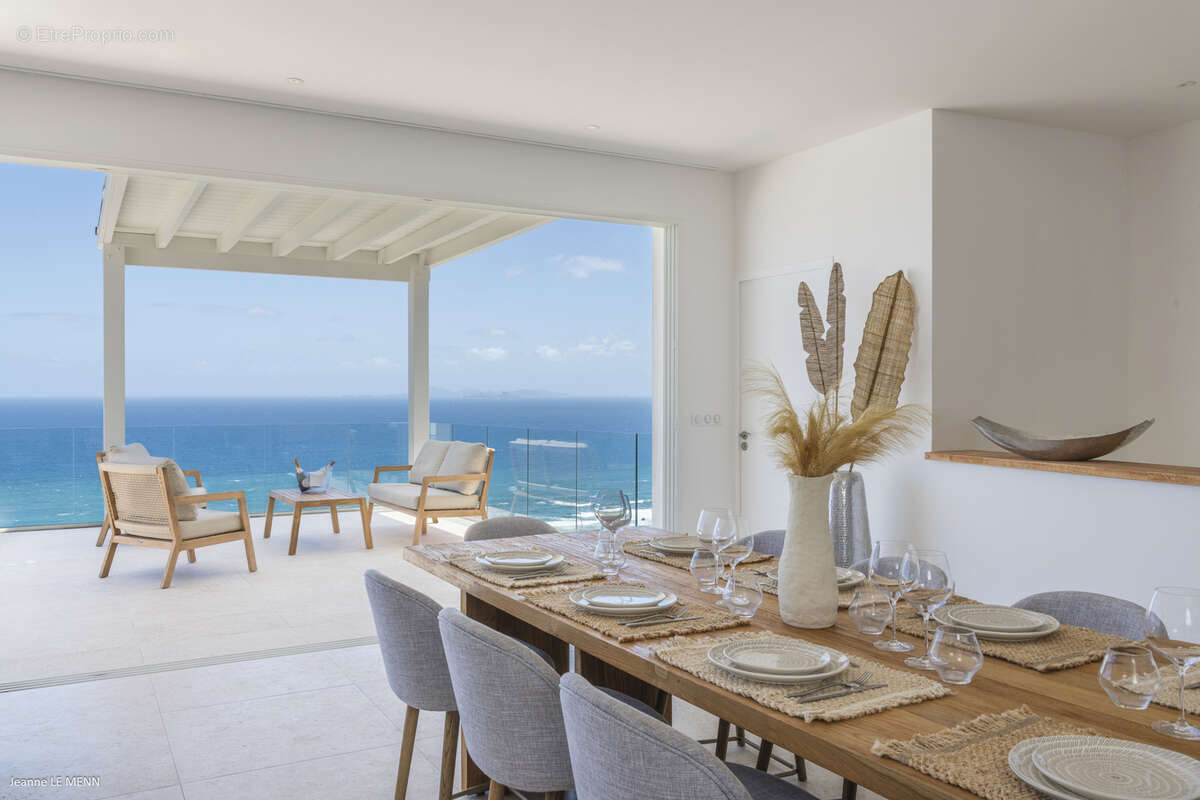 villa 3 chambres Oysrer pound superbe vue mer et St Barth - photo 33