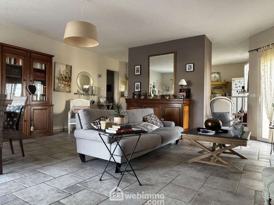 Le séjour traversant de 38 m2, - Maison à CHATELLERAULT