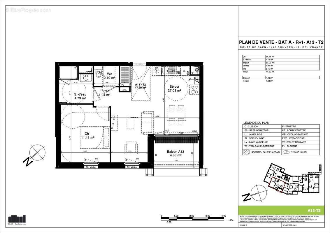 Appartement à DOUVRES-LA-DELIVRANDE