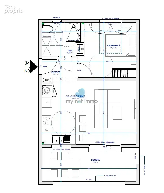 Bel appartement T2 dans une résidence récente face à la mer à Darboussier Pointe à Pitre - photo 9