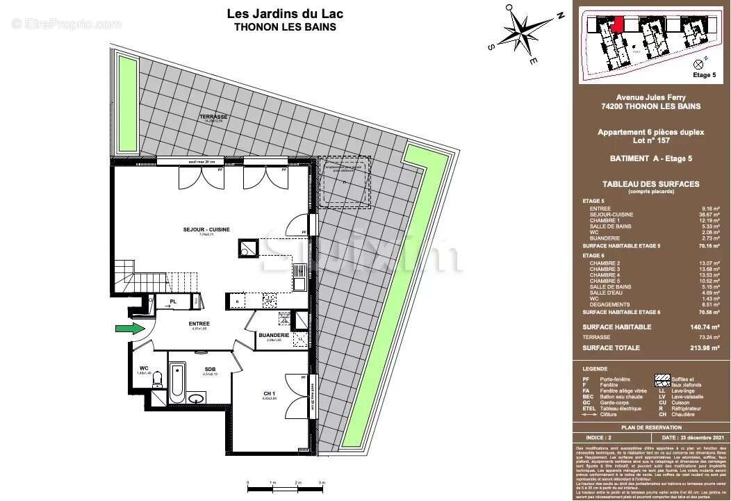 Appartement à THONON-LES-BAINS