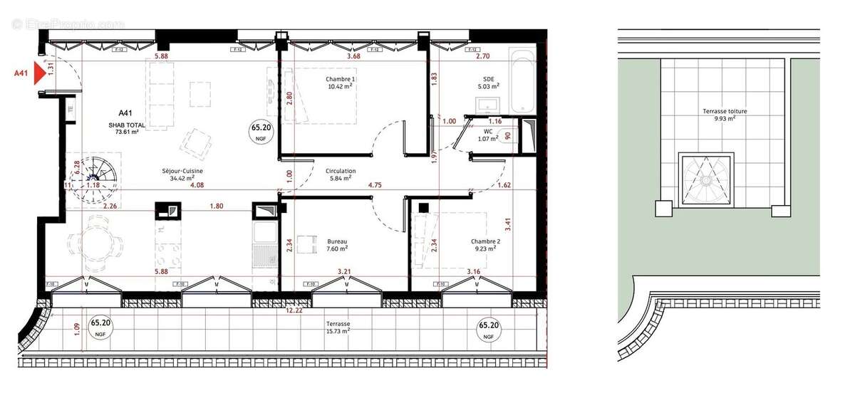 Appartement à PARIS-13E