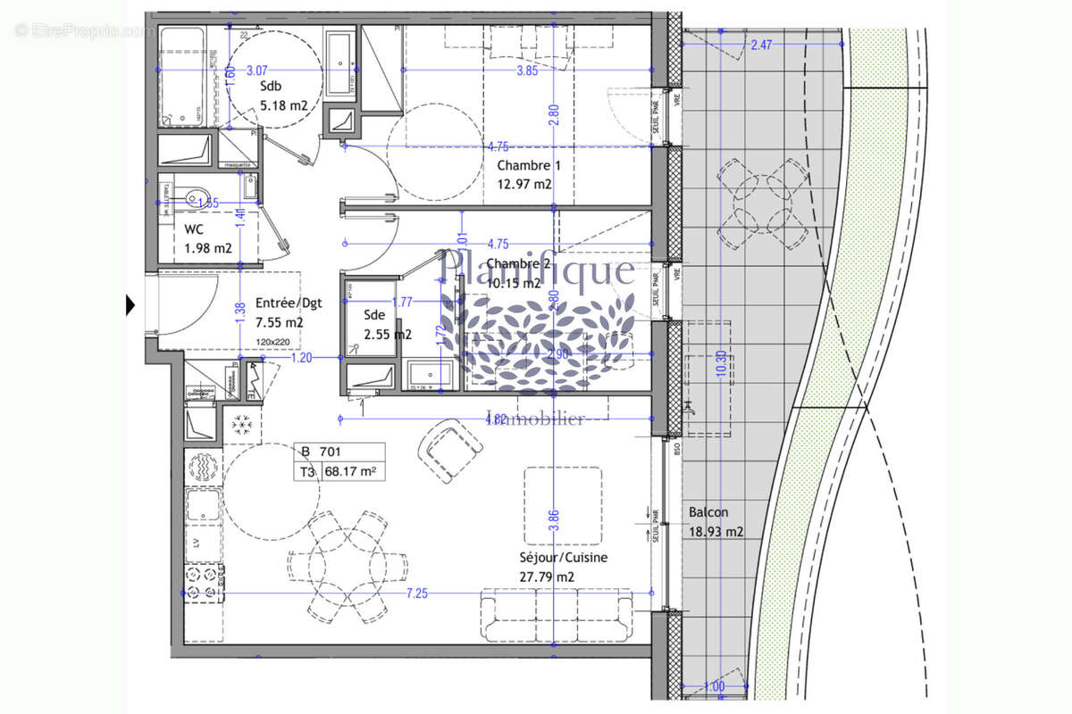 Appartement à AIX-LES-BAINS
