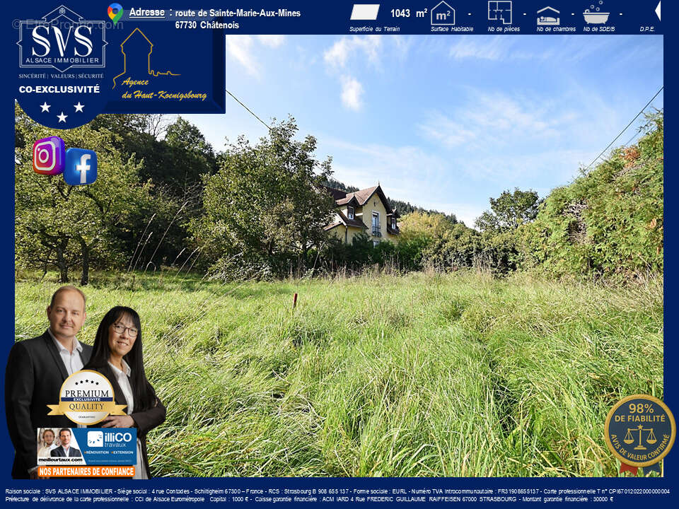 Terrain à CHATENOIS