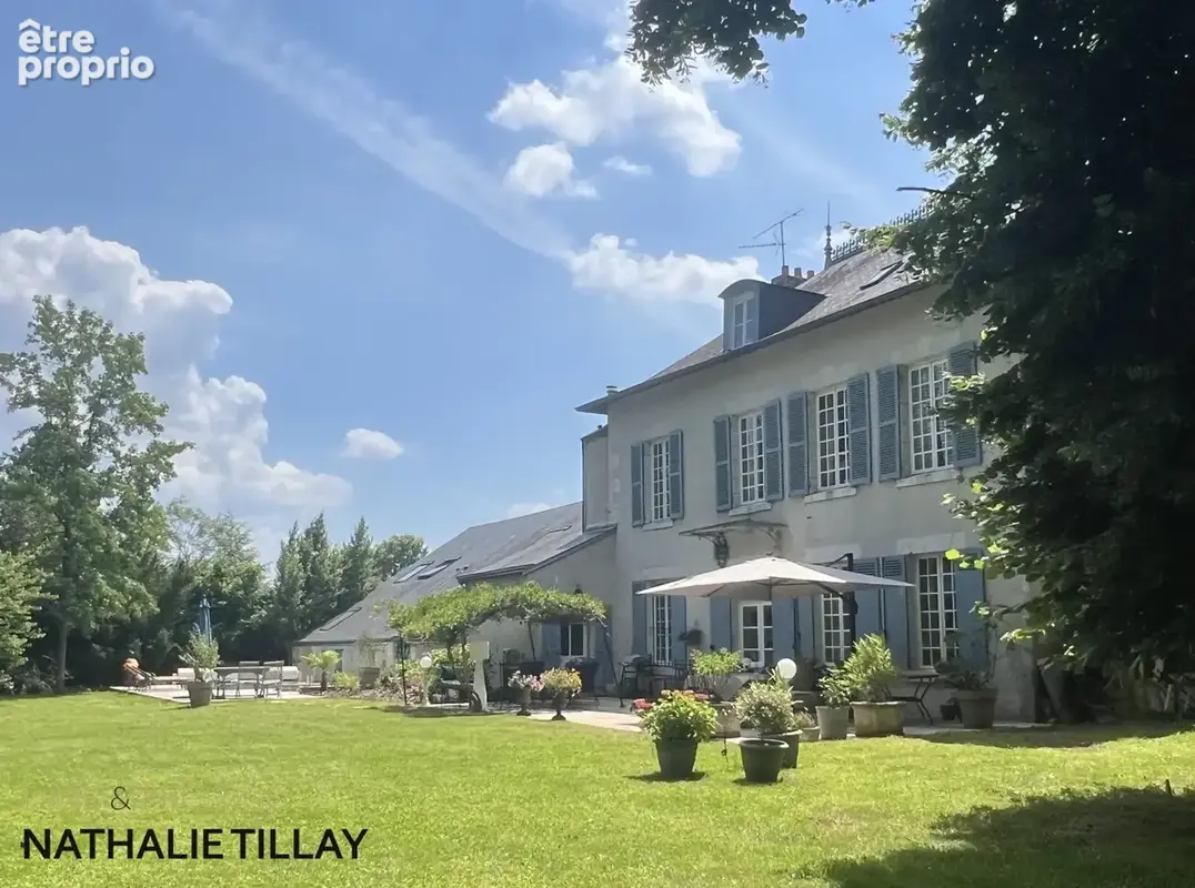 Saint-Jean-le-Blanc, proche Orleans, à vendre, maison de Maitre du XIXème de 423 m² habitables, avec piscine, parc arboré de 4 6 - photo 4