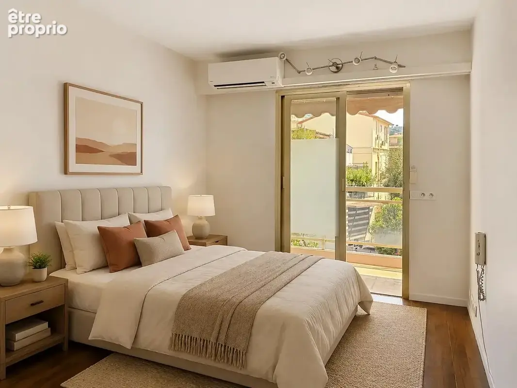 Cannes –anglais/carnot - 3 pièces 66m2 - 2 terrasses 25 m2 - parking sous-sol - cave - climatisation - photo 7