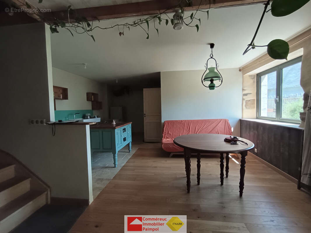 A vendre maison en pierres, terrain 480 m2, pors even, ploubazlanec - photo 4