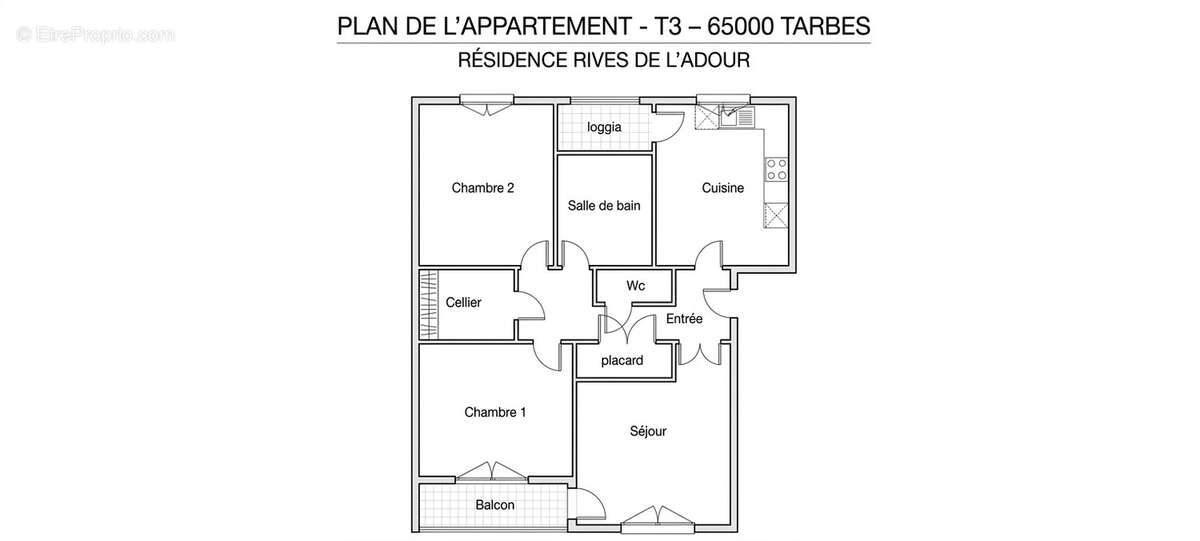 Appartement à TARBES