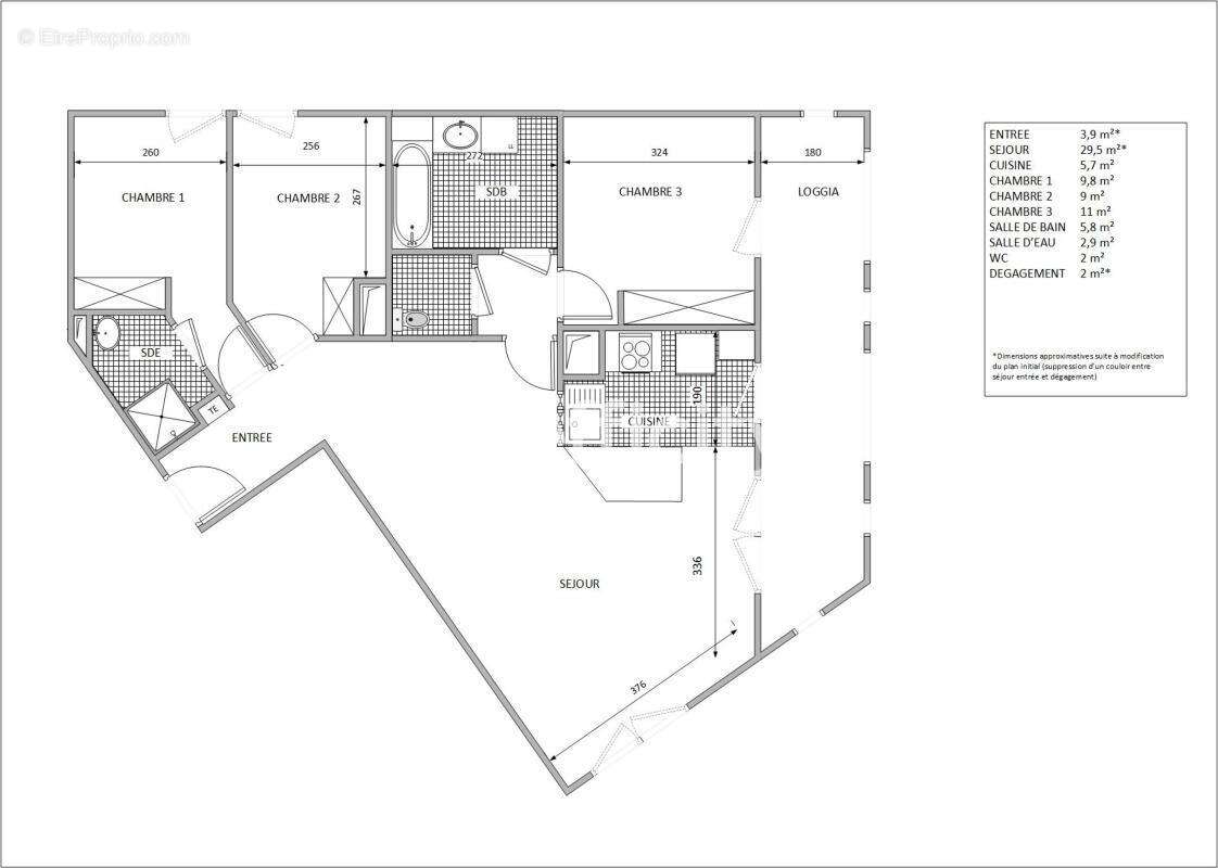 Appartement à PALAISEAU